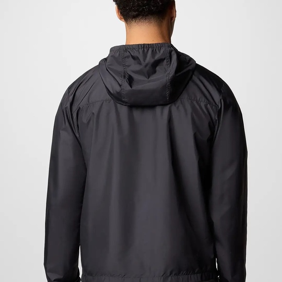 Columbia Men's Black Windbreaker Lightweight Size Small - Picture 3 of 8